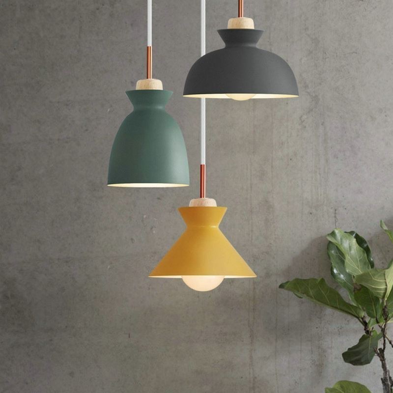Závěsné svítidlo Macaron Nordic Simple Iron Arti Three Lights