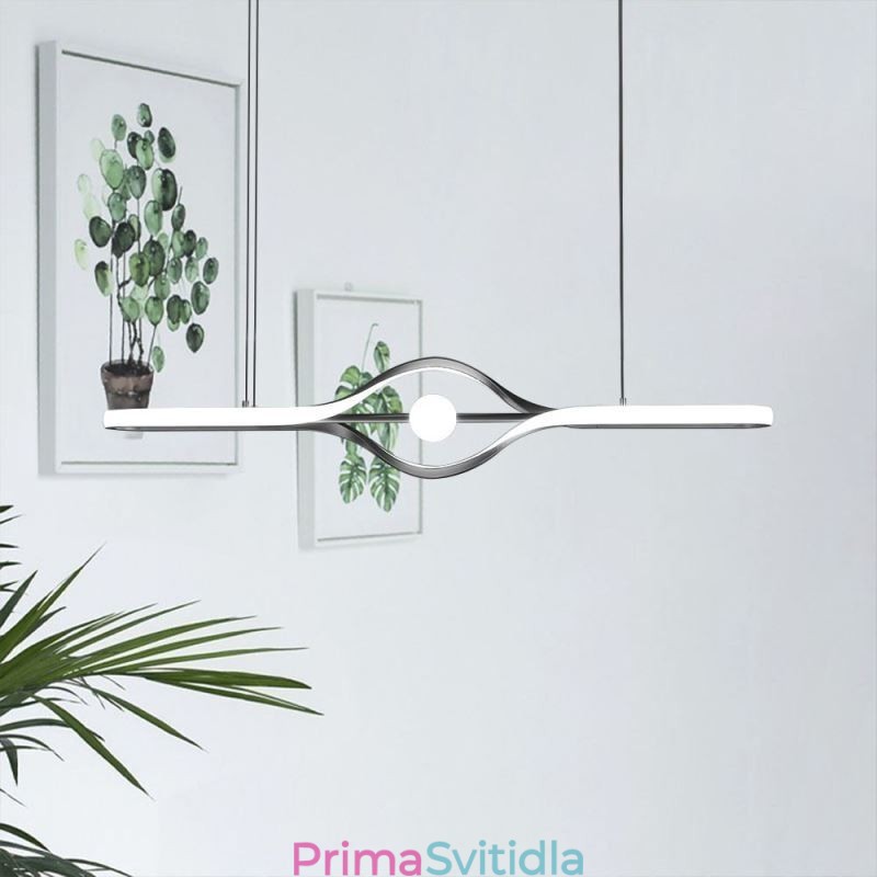 Moderní lineární závěsné svítidlo s dlouhým proužkem závěsné svítidlo