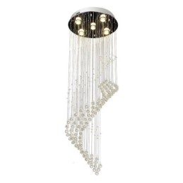Elegantní křišťálový lustr Dešťová stropní svítidla Foyer