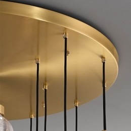 Závěsná lampa American Cluster Light Luxusní skleněné kuličkové stropní svítidlo