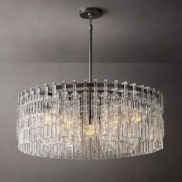 Americké stropní svítidlo Luxusní křišťálové závěsné svítidlo 60cm