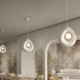 Resinové závěsné světlo Moderní jednoduché stropní svítidlo