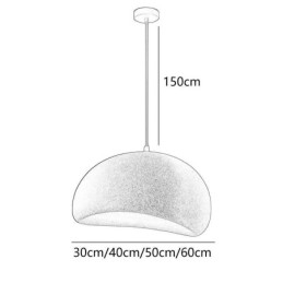 Resinové závěsné světlo Minimalistické závěsné světlo