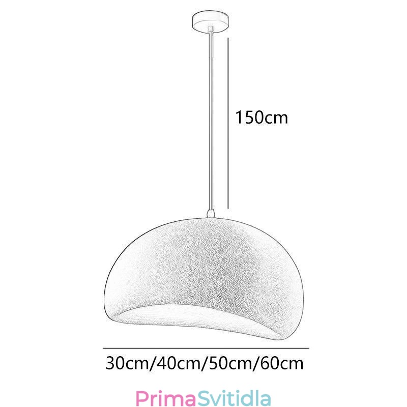 Resinové závěsné světlo Minimalistické závěsné světlo