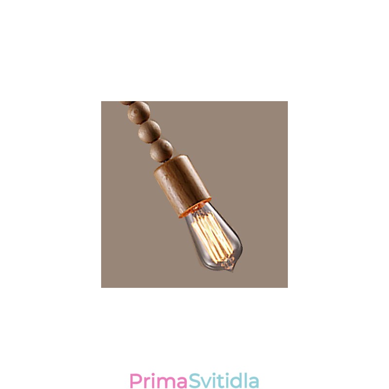 Lustr Mini styl tradiční klasické dřevěné bambusové