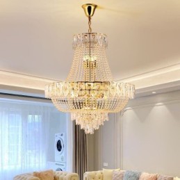 Křišťálové závěsné svítidlo Luxusní dekorativní stropní svítidlo
