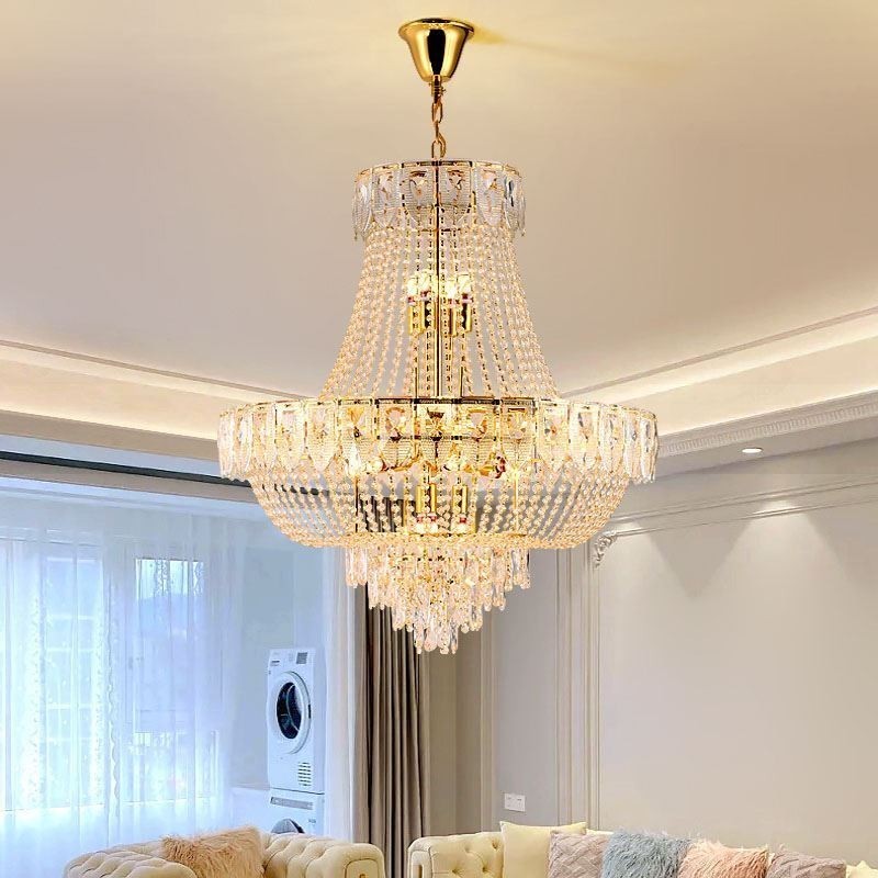 Křišťálové závěsné svítidlo Luxusní dekorativní stropní svítidlo