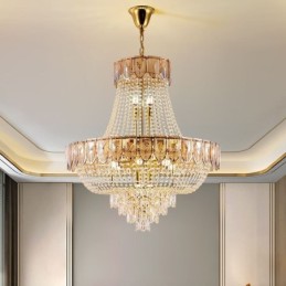 Křišťálové závěsné svítidlo Luxusní dekorativní stropní svítidlo