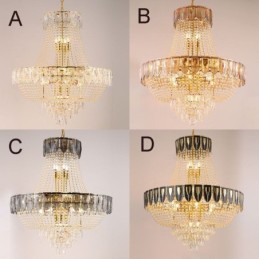 Křišťálové závěsné svítidlo Luxusní dekorativní stropní svítidlo