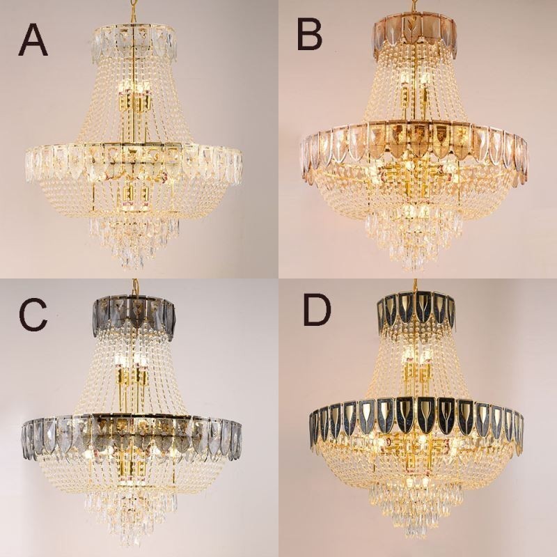 Křišťálové závěsné svítidlo Luxusní dekorativní stropní svítidlo