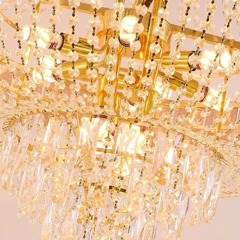 Křišťálové závěsné svítidlo Luxusní dekorativní stropní svítidlo