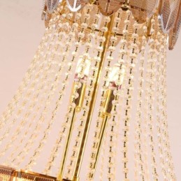 Křišťálové závěsné svítidlo Luxusní dekorativní stropní svítidlo
