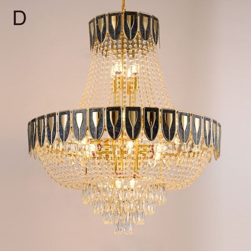 Křišťálové závěsné svítidlo Luxusní dekorativní stropní svítidlo