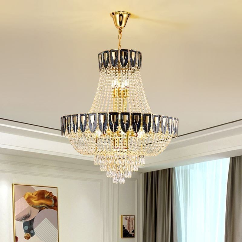 Křišťálové závěsné svítidlo Luxusní dekorativní stropní svítidlo