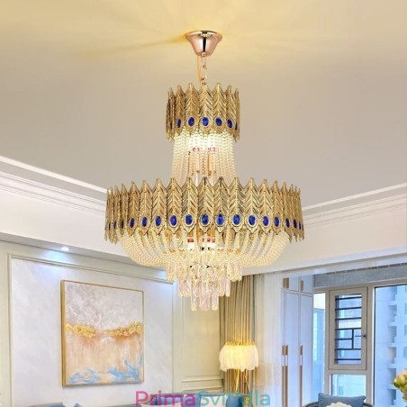 Křišťálové závěsné svítidlo Luxusní dekorativní stropní svítidlo 60 cm Křišťálové závěsné svítidlo Luxusní dekorativní stropní svítidlo 60 cm