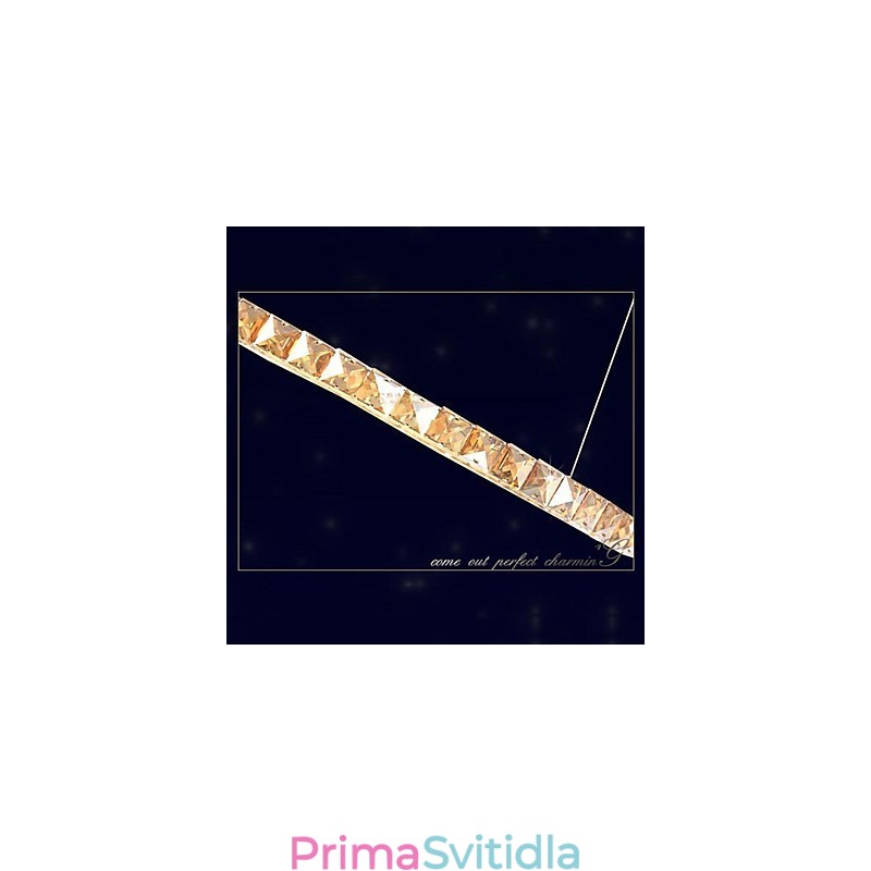 Křišťálové závěsné svítidlo svítidla Moderní svítidla Amber K9 Crystal kulatý jednoduchý prstenec 30CM