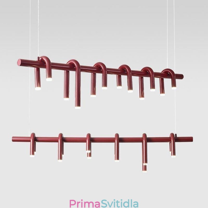 Dekorativní závěsné svítidlo ve tvaru U