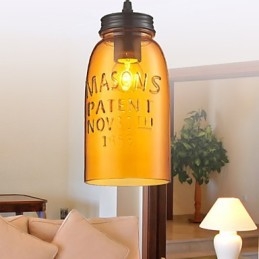 Přívěsek 1 Světlo Itálie Styl Transparentní Galvanické pokovování