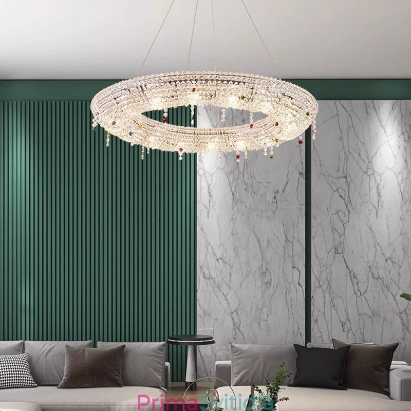 Křišťálové závěsné svítidlo Moderní svítidlo Luxusní stropní svítidlo