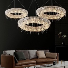 Křišťálové závěsné svítidlo Moderní svítidlo Luxusní stropní svítidlo