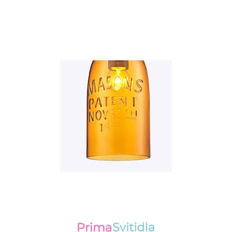 Přívěsek 1 Světlo Itálie Styl Transparentní Galvanické pokovování