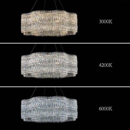 Křišťálové stropní svítidlo Moderní jednoduchá dekorace závěsné svítidlo