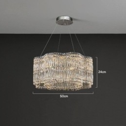 Křišťálové stropní svítidlo Moderní jednoduchá dekorace závěsné svítidlo