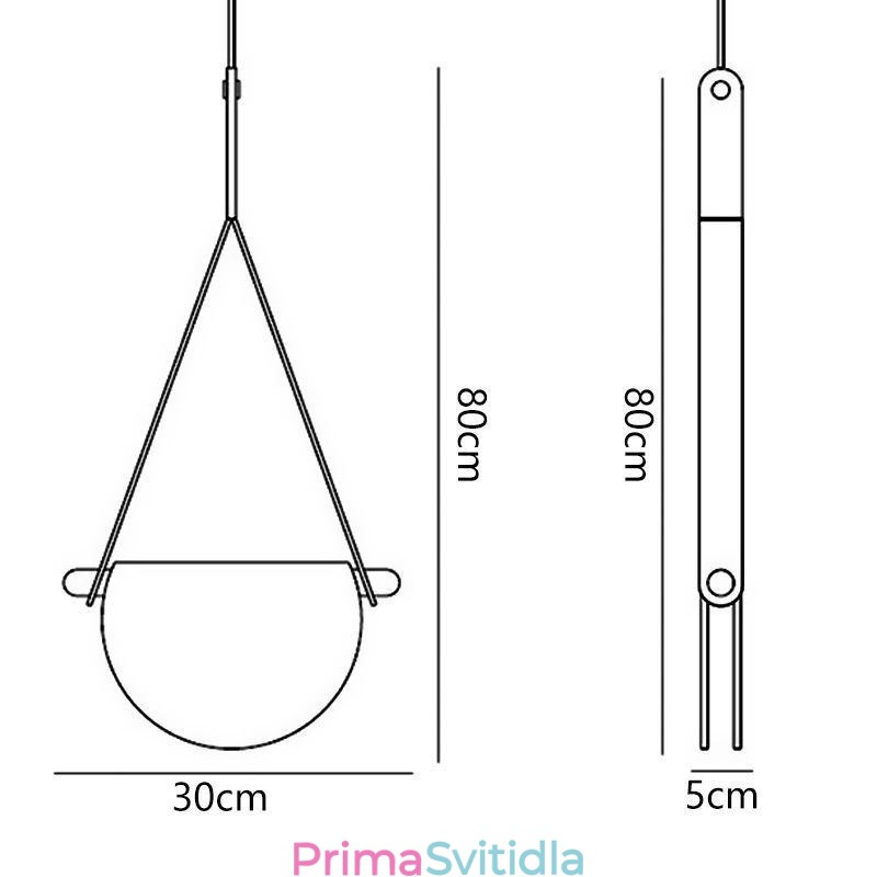 Závěsné svítidlo Moderní minimalistické páskové skleněné stropní svítidlo