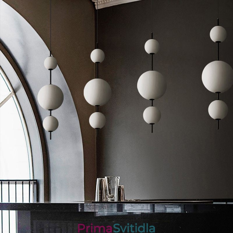 Závěsné světlo Moderní minimalistické Stropní svítidlo s molekulou kouzelných fazolí