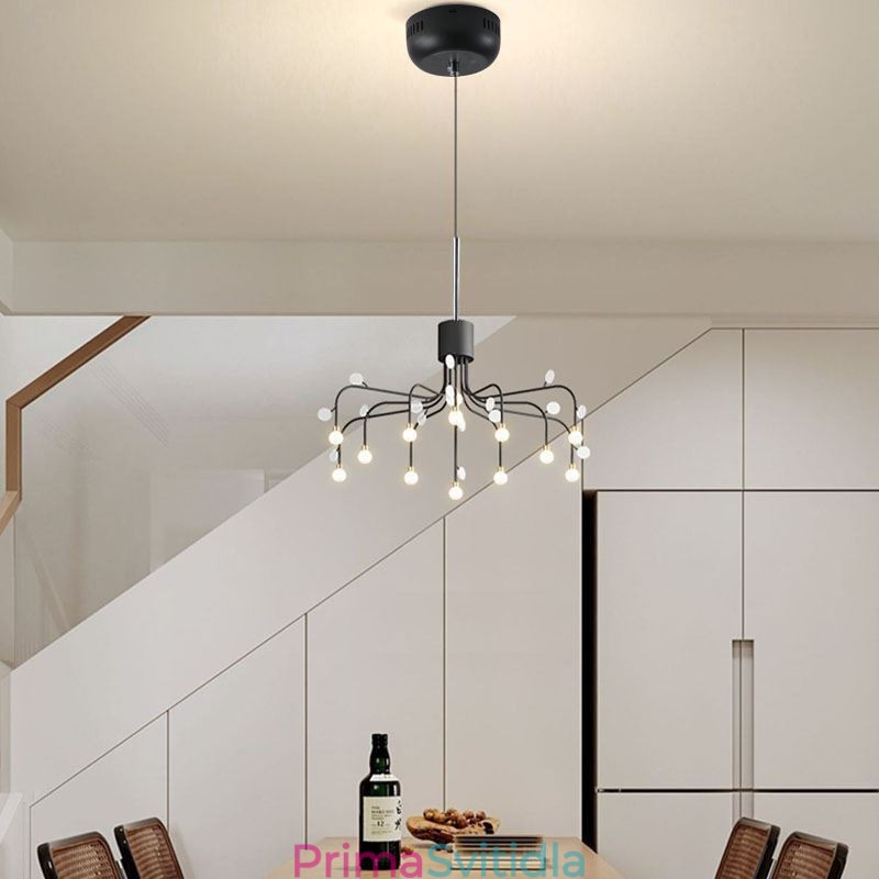 Závěsné svítidlo Nordic Creative Natural White Stropní svítidlo 14 světel