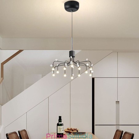 Závěsné svítidlo Nordic Creative Natural White Stropní svítidlo 14 světel Závěsné svítidlo Nordic Creative Natural White Stropní svítidlo 14 světel