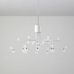 Závěsné svítidlo Nordic Creative Natural White Stropní svítidlo 14 světel
