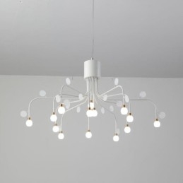 Závěsné svítidlo Nordic Creative Natural White Stropní svítidlo 14 světel