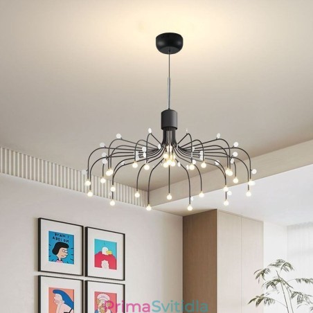 Závěsné svítidlo Nordic Creative Natural White Stropní svítidlo 30 světel Závěsné svítidlo Nordic Creative Natural White Stropní svítidlo 30 světel