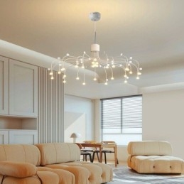 Závěsné svítidlo Nordic Creative Natural White Stropní svítidlo 30 světel