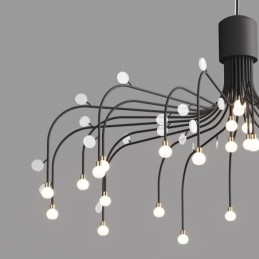 Závěsné svítidlo Nordic Creative Natural White Stropní svítidlo 30 světel