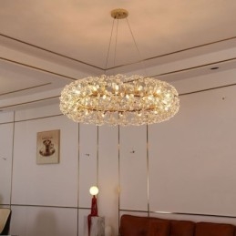 Závěsné světlo Moderní minimalistické kované kruhové stropní svítidlo Sun Flower