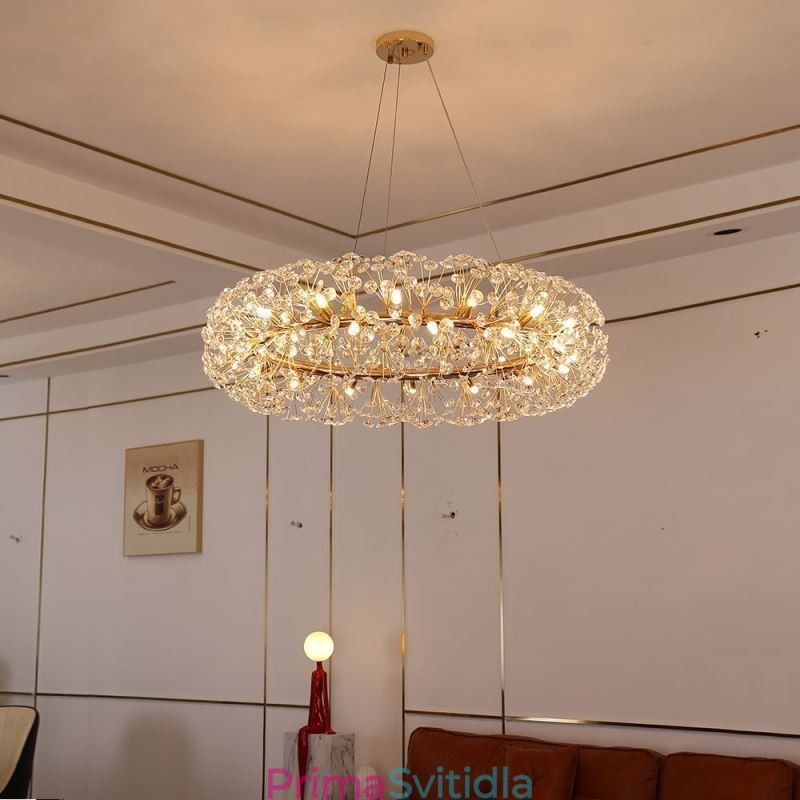 Závěsné světlo Moderní minimalistické kované kruhové stropní svítidlo Sun Flower