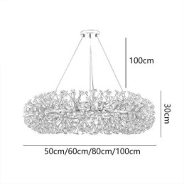 Závěsné světlo Moderní minimalistické kované kruhové stropní svítidlo Sun Flower