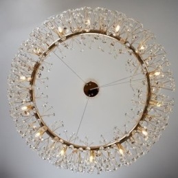 Závěsné světlo Moderní minimalistické kované kruhové stropní svítidlo Sun Flower