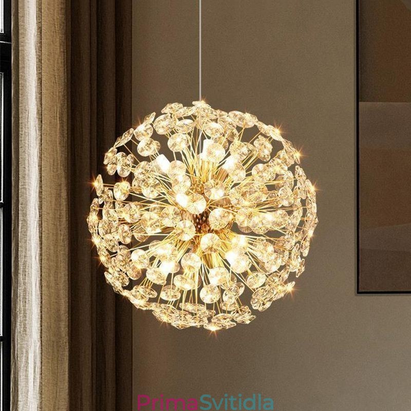 Stropní světlo Moderní minimalistické galvanické železné závěsné svítidlo Sun Flower