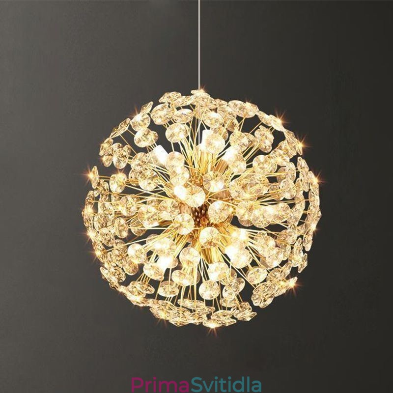 Stropní světlo Moderní minimalistické galvanické železné závěsné svítidlo Sun Flower