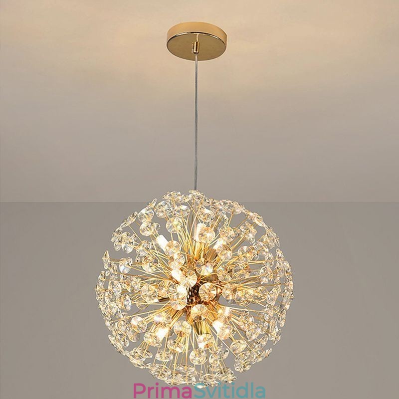 Stropní světlo Moderní minimalistické galvanické železné závěsné svítidlo Sun Flower