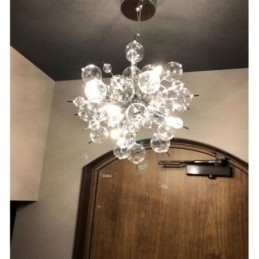 Moderní závěsné světlo Minimalistické bublinkové skleněné stropní svítidlo