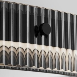 Kruhové závěsné svítidlo 60 80CM skleněné stropní svítidlo plynule stmívatelné s dálkovým ovládáním