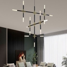 Spojovací závěsné svítidlo Teplé bílé kreativní stropní svítidlo Kombinovaná lampa pro kutily