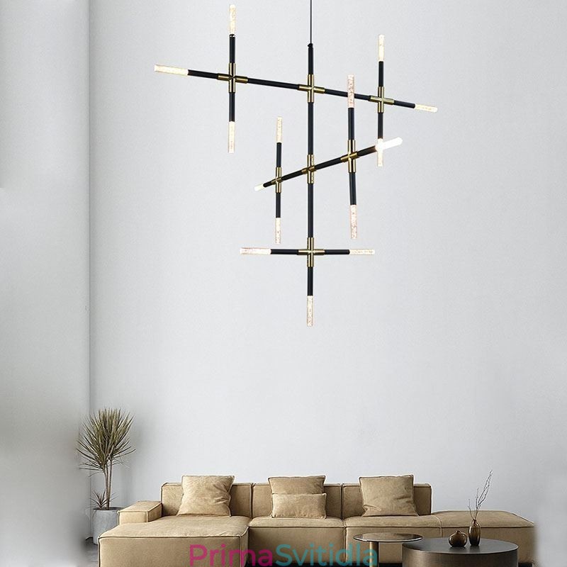 Spojovací závěsné svítidlo Teplé bílé kreativní stropní svítidlo Kombinovaná lampa pro kutily