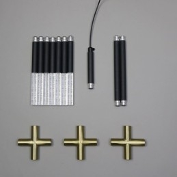 Spojovací závěsné svítidlo Teplé bílé kreativní stropní svítidlo Kombinovaná lampa pro kutily