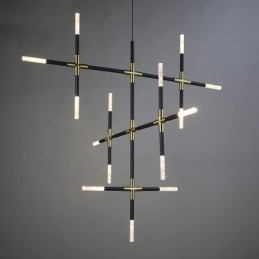 Spojovací závěsné svítidlo Teplé bílé kreativní stropní svítidlo Kombinovaná lampa pro kutily