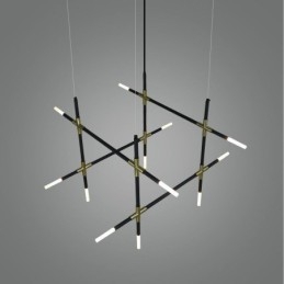 Spojovací závěsné svítidlo Teplé bílé kreativní stropní svítidlo Kombinovaná lampa pro kutily